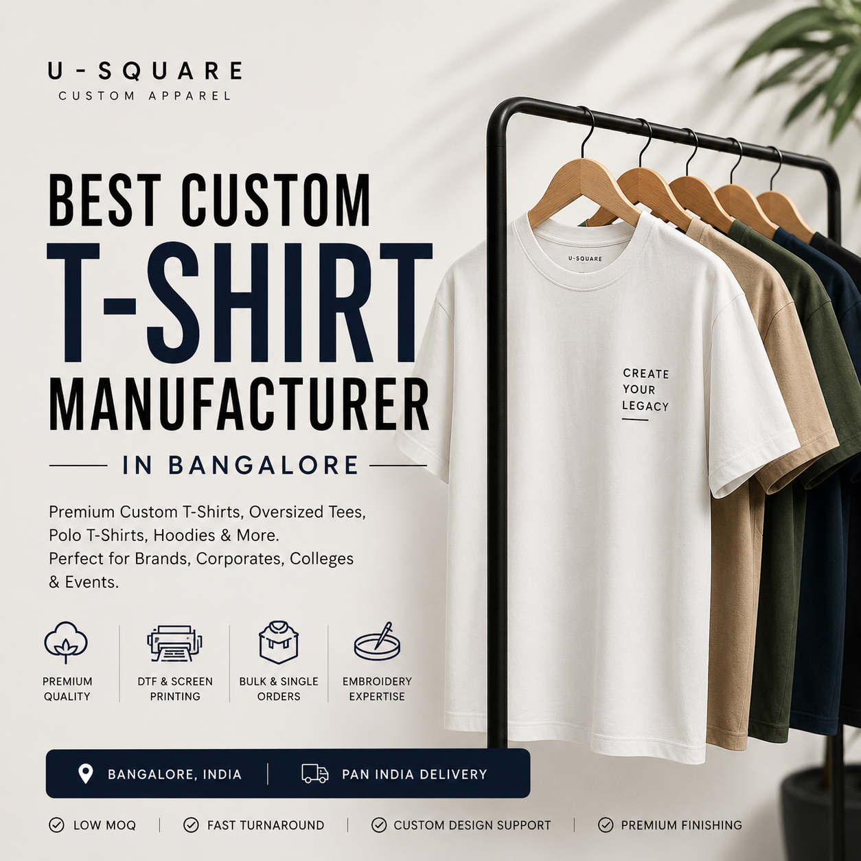 custom t shirt manufacturers in bangalore