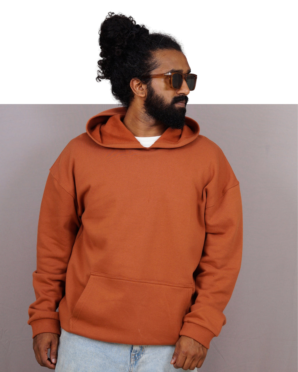 Customised Premium Burnt Orange Hoodie
