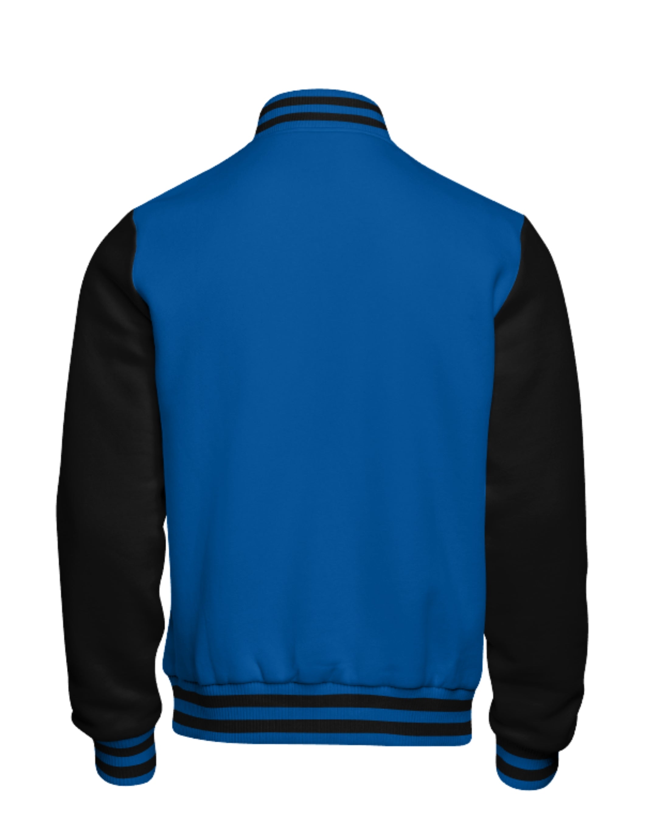 Royal Blue & Black Varsity Jacket