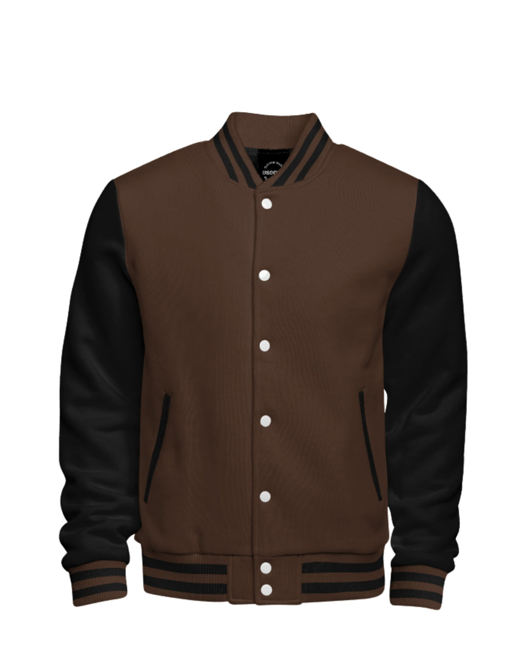 Brown & Black Varsity Jacket