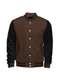 Brown & Black Varsity Jacket