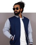 Navy Blue Varsity Jacket