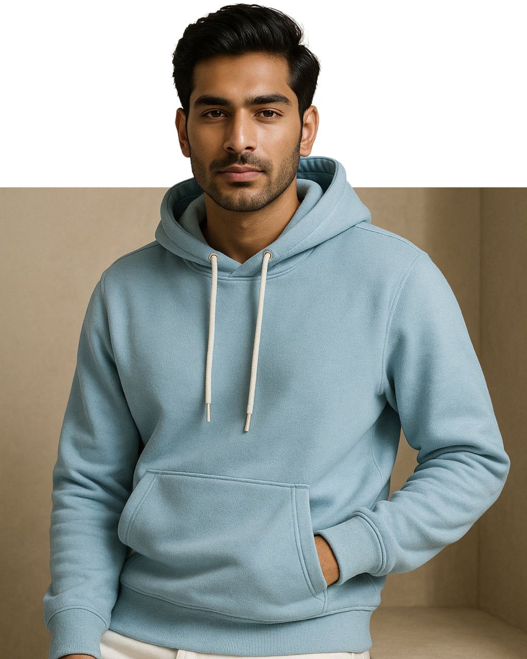 Sedal Blue Hoodie – Unisex 100% Cotton, 320 GSM | U-Square Store