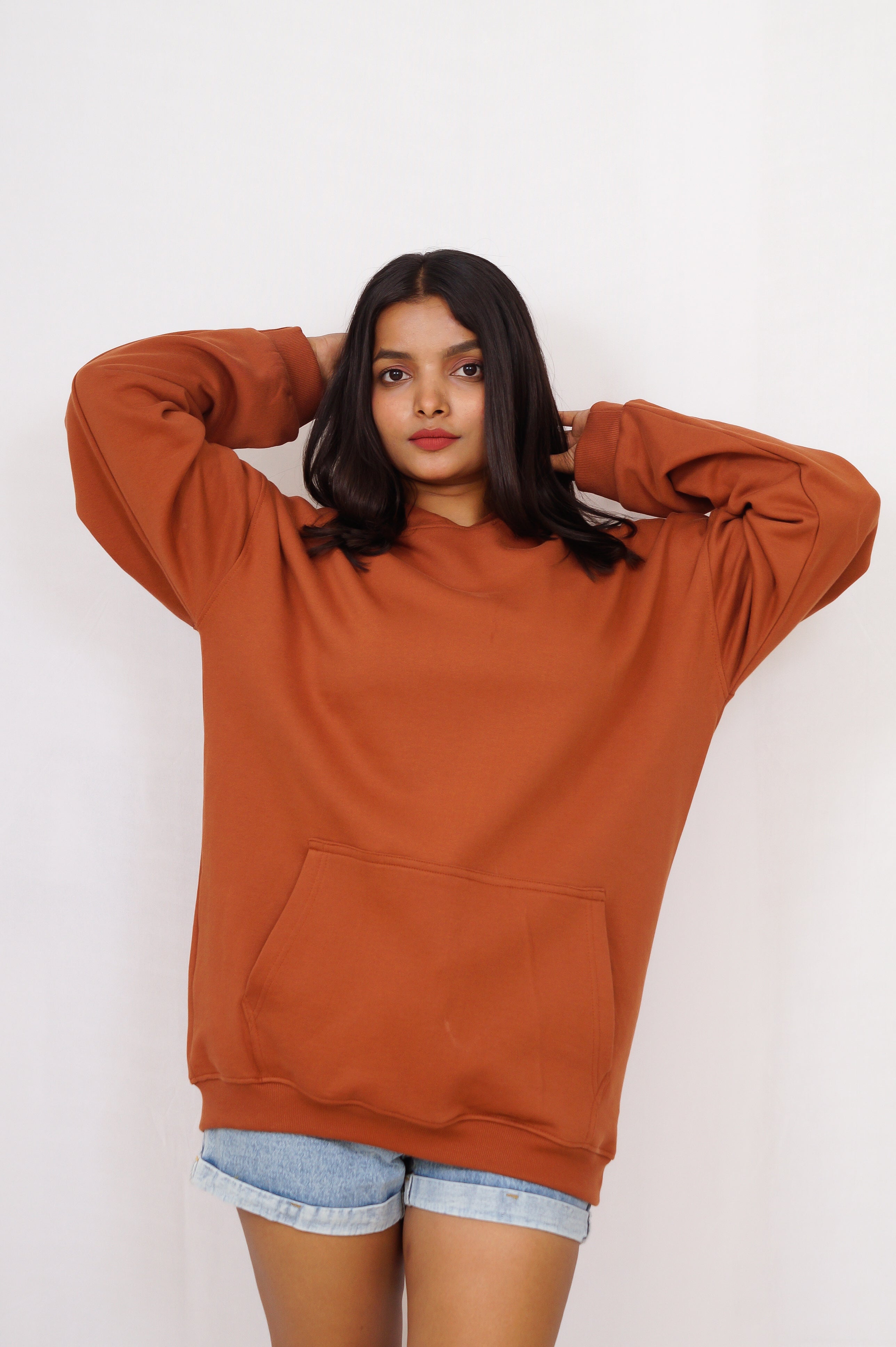 Customised Premium Burnt Orange Hoodie
