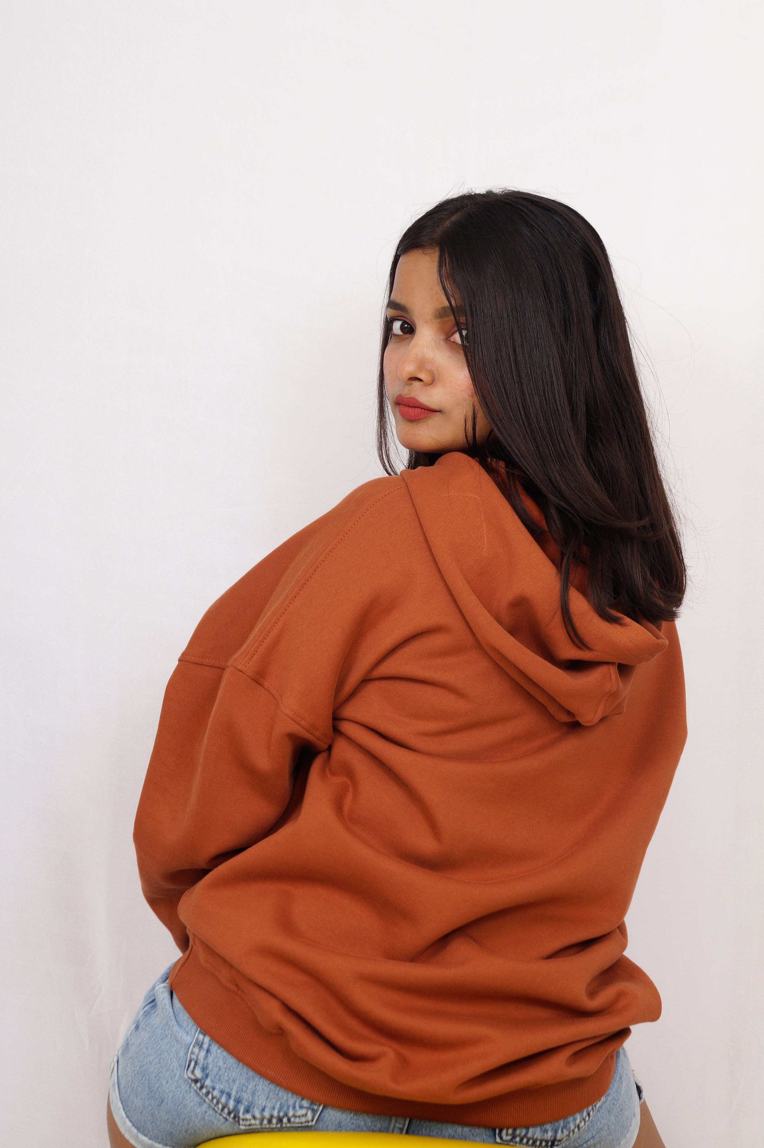 Customised Premium Burnt Orange Hoodie