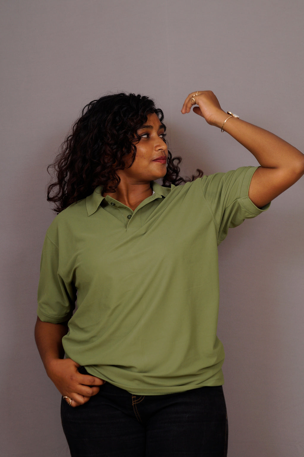 Pista Green Polo T-Shirt