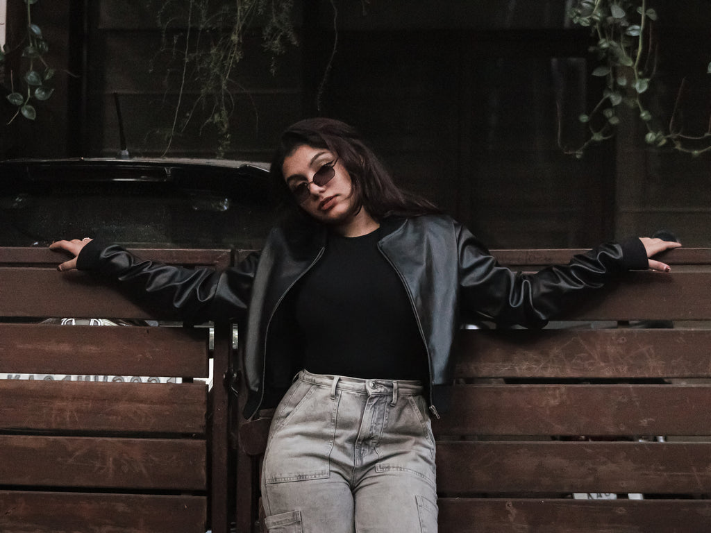 Premium Croptop Leather Jacket