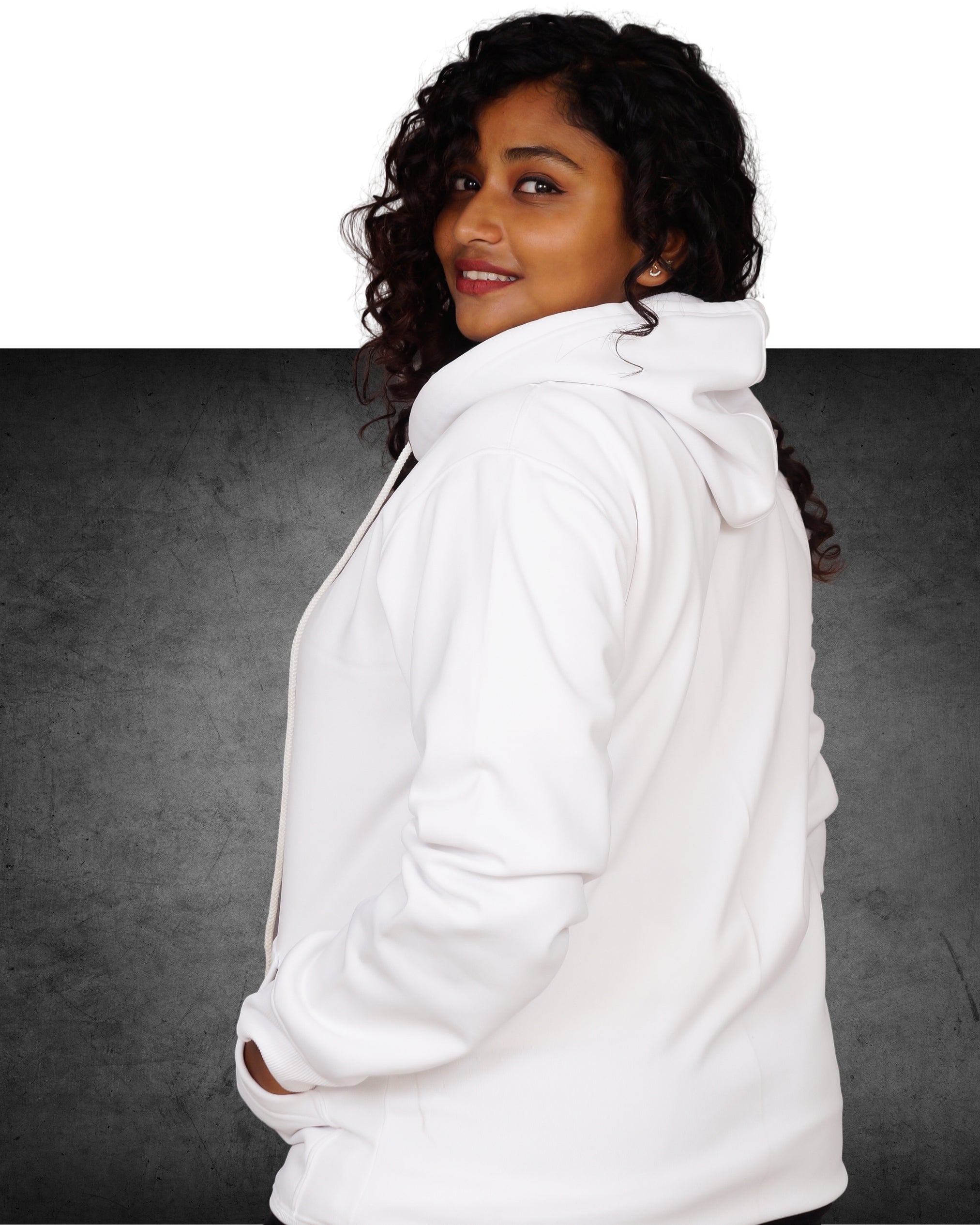 Premium White Hoodie